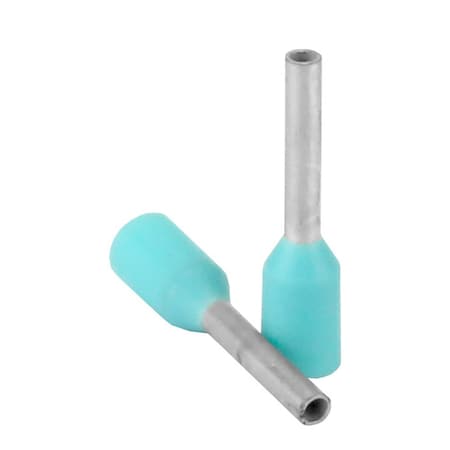 Pacer Group Pacer Turquoise 22-24 AWG Wire Ferrule - 6mm Length - 25 Pack TFRL24-6MM-25